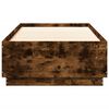 vidaXL Cadre de lit sans matelas ch&ecirc;ne fum&eacute; 90x200 cm