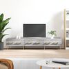 vidaXL Meuble TV sonoma gris 150x36x30 cm bois d'ing&eacute;nierie