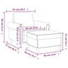 vidaXL Fauteuil avec repose-pied Gris clair 60 cm Velours