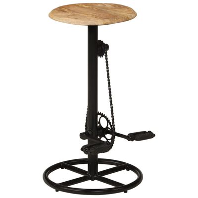 vidaXL Tabourets de bar lot de 2 bois de manguier massif