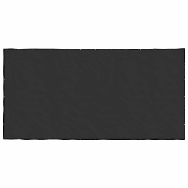 vidaXL Filet de conteneur PEHD 3x6 m Noir