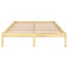 vidaXL Cadre de lit sans matelas bois massif 120x200 cm