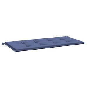 vidaXL Coussin de banc de jardin bleu marine 120x50x4 cm tissu oxford