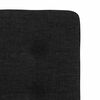 vidaXL Chaises &agrave; manger lot de 4 noir tissu