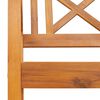 vidaXL Banc de jardin Marron 110 x 56 x 90 cm Bois d'acacia massif