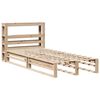 vidaXL Cadre de lit sans matelas 90x190 cm bois de pin massif
