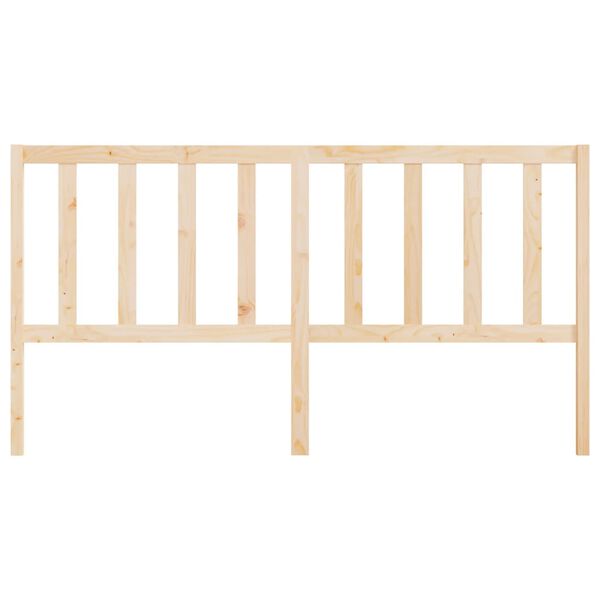 vidaXL T&ecirc;te de lit 206x4x100 cm Bois massif de pin