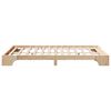 vidaXL Cadre de lit Naturel 140 x 190 cm Pin massif