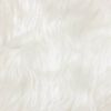 vidaXL Tapis en fausse Tafalla Blanc 100 x 200 cm Polyester