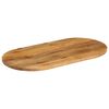vidaXL Dessus de table 110x40x2,5 cm ovale bois massif de manguier