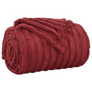 vidaXL plaid Bordeaux 150 x 130 cm 0.51 kg Polaire