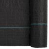 vidaXL Membrane anti-mauvaises herbes noir 1x5 m PP