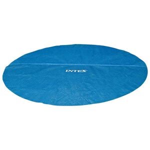 Intex Couverture solaire de piscine Bleu 538 cm Poly&eacute;thyl&egrave;ne