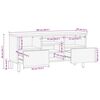 vidaXL Meuble TV marron 100x33x46 cm bois massif de manguier