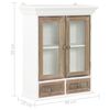 vidaXL Armoire murale Blanc 49x22x59 cm Bois d'ing&eacute;nierie