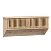 vidaXL Armoire murale et crochets 80x24x35,5 cm bois d'ing&eacute;nierie