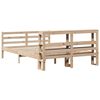 vidaXL Cadre de lit sans matelas 140x200 cm bois massif de pin