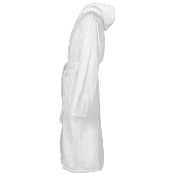 vidaXL Peignoir KINN Blanc L Coton