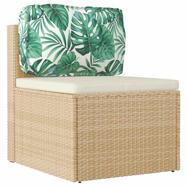vidaXL Coussin Feuille Motif feuille 70 x 40 x 12 cm Tissu Oxford