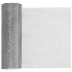 vidaXL &Eacute;cran en maille 20 x 500 cm 30 Mesh Acier Inoxydable 201