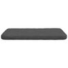 vidaXL Coussins de si&egrave;ge 4 pcs Gris fonc&eacute; 40 x 40 x 3 cm