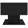 vidaXL Table basse noir 103,5x50x44,5 cm bois d'ingénierie
