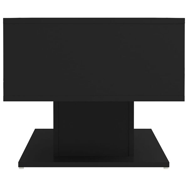 vidaXL Table basse noir 103,5x50x44,5 cm bois d'ingénierie