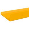 vidaXL &Eacute;tag&egrave;re flottante 2 pcs Jaune moutarde 100 x 9 x 2,5 cm Acier