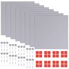 vidaXL Carreaux de miroir sans cadre 16 pcs 20,5 cm