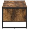 vidaXL Meuble TV Ch&ecirc;ne Fum&eacute; 100 x 36,5 x 30,5 cm Bois d'ing&eacute;nierie