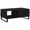 vidaXL Table basse Ch&ecirc;ne noir 90 x 50 x 36,5 cm Bois d'ing&eacute;nierie