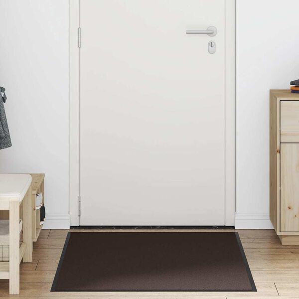 vidaXL Paillasson marron 90x120 cm