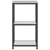 vidaXL Rangement de cuisine avec &eacute;tag&egrave;re Argent 60 x 50 x 92 cm Acier