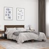 vidaXL Cadre de lit sans matelas ch&ecirc;ne marron 120x200 cm