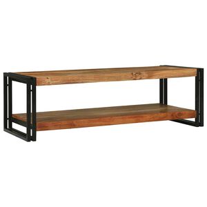 vidaXL Table basse Marron 120 x 50 x 38 cm Bois d'Acacia Massif