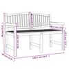 vidaXL Ensemble &agrave; manger de jardin 4 pcs Bois de teck massif