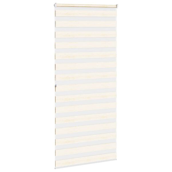 vidaXL Store z&egrave;bre beige marbr&eacute; largeur du tissu 105,9 cm polyester