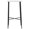 vidaXL Ensemble de bar 5 pcs Tissu Gris fonc&eacute;
