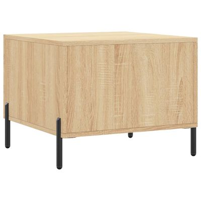 vidaXL Table basse Chêne sonoma 50x50x40 cm Bois d'ingénierie