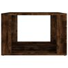 vidaXL Table de chevet Ch&ecirc;ne fum&eacute; 57x55x36 cm Bois d'ing&eacute;nierie