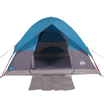 vidaXL Tente de camping à dôme 2 personnes bleu imperméable