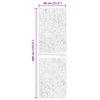 vidaXL Tapis doux &agrave; poils moyens et lavable HUARTE Beige 80 x 400 cm