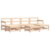 vidaXL Salon de jardin 7 pcs Bois de pin massif