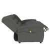 vidaXL Fauteuil de massage inclinable à 3 places gris clair tissu