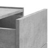 vidaXL Tables de chevet murales 2 pcs gris b&eacute;ton 45x30x35 cm