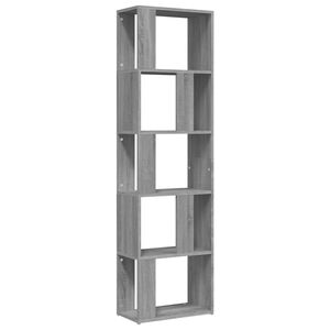 vidaXL Biblioth&egrave;que Sonoma gris 45x24x160 cm Bois d'ing&eacute;nierie
