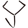 vidaXL Selle, bridon et col de poitrine Cuir v&eacute;ritable 15 po Marron
