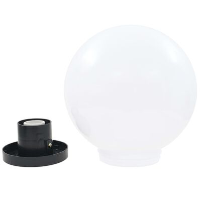 vidaXL Lampe à LED sous forme de boule 2 pcs Sphérique 25 cm PMMA