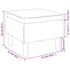 vidaXL Tabouret avec pieds en bois Gris fonc&eacute; Tissu