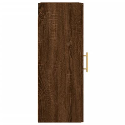 vidaXL Armoire murale chêne marron 34,5x34x90 cm